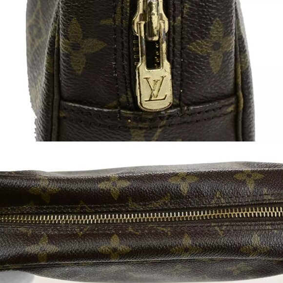 LOUIS VUITTON Trousse Toilette 23 Clutch Hand Bag Monogram Brown - Picture 5 of 14